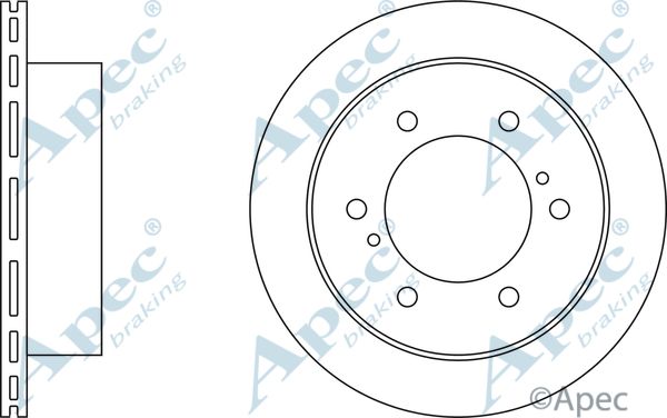 APEC BRAKING Jarrulevy DSK2331